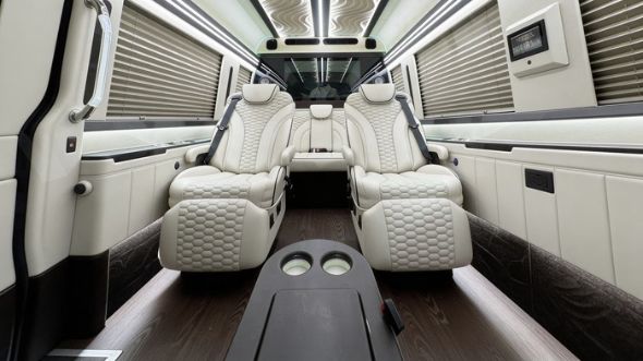 miramar 8 passenger sprinter van interior