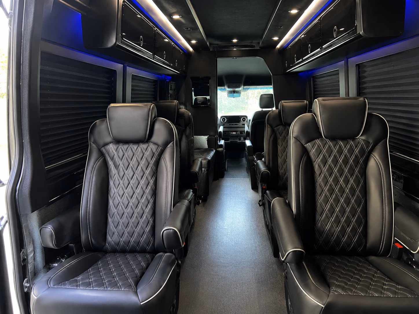 miramar 18 passenger sprinter van interior