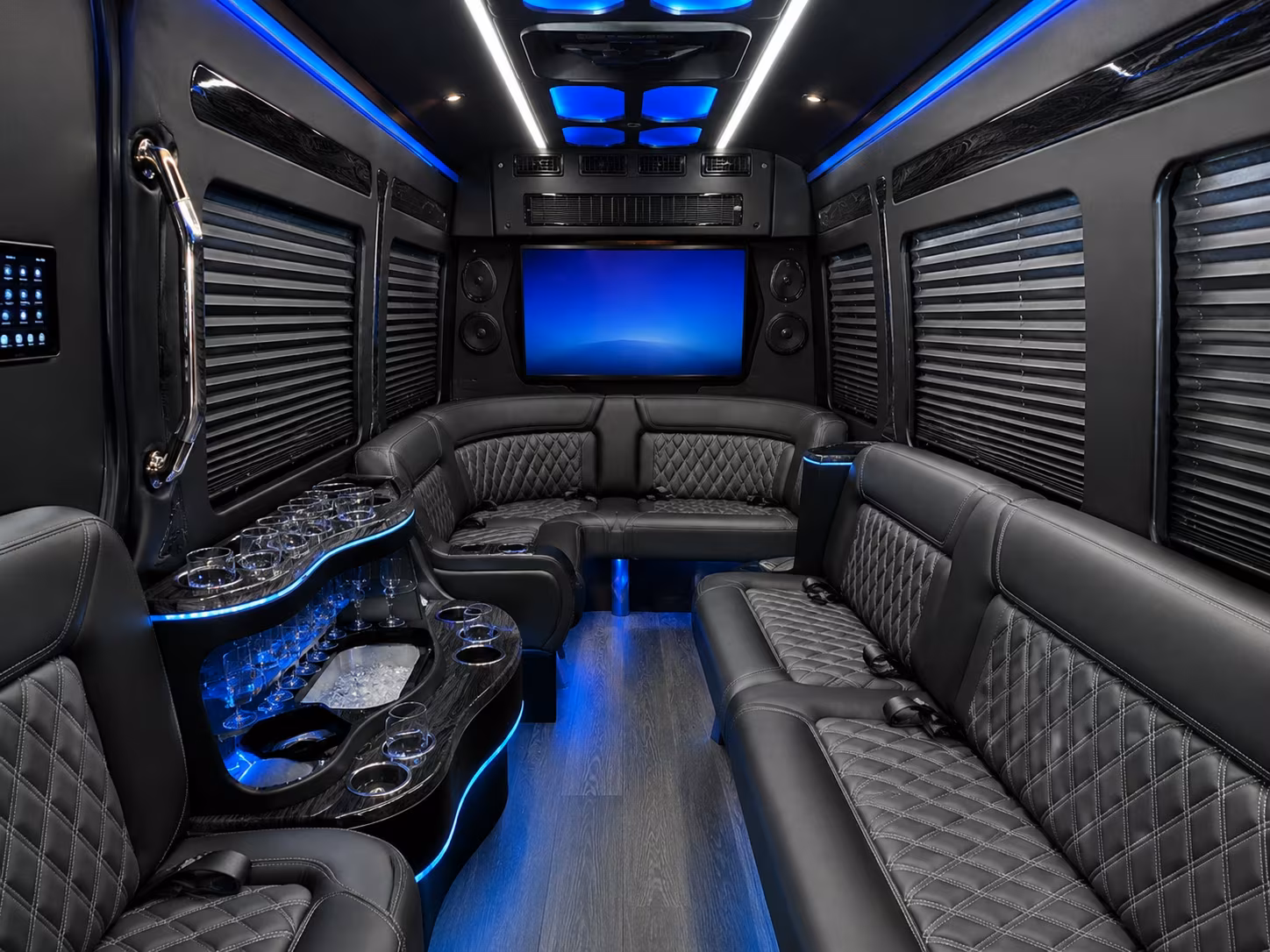 miramar sprinter limousine inside