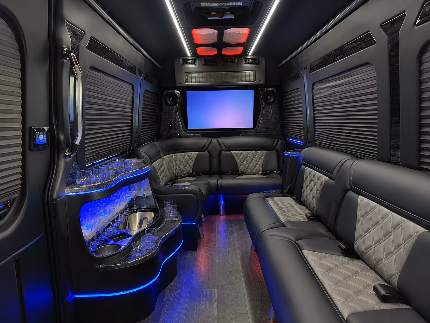 miramar sprinter limousine interior
